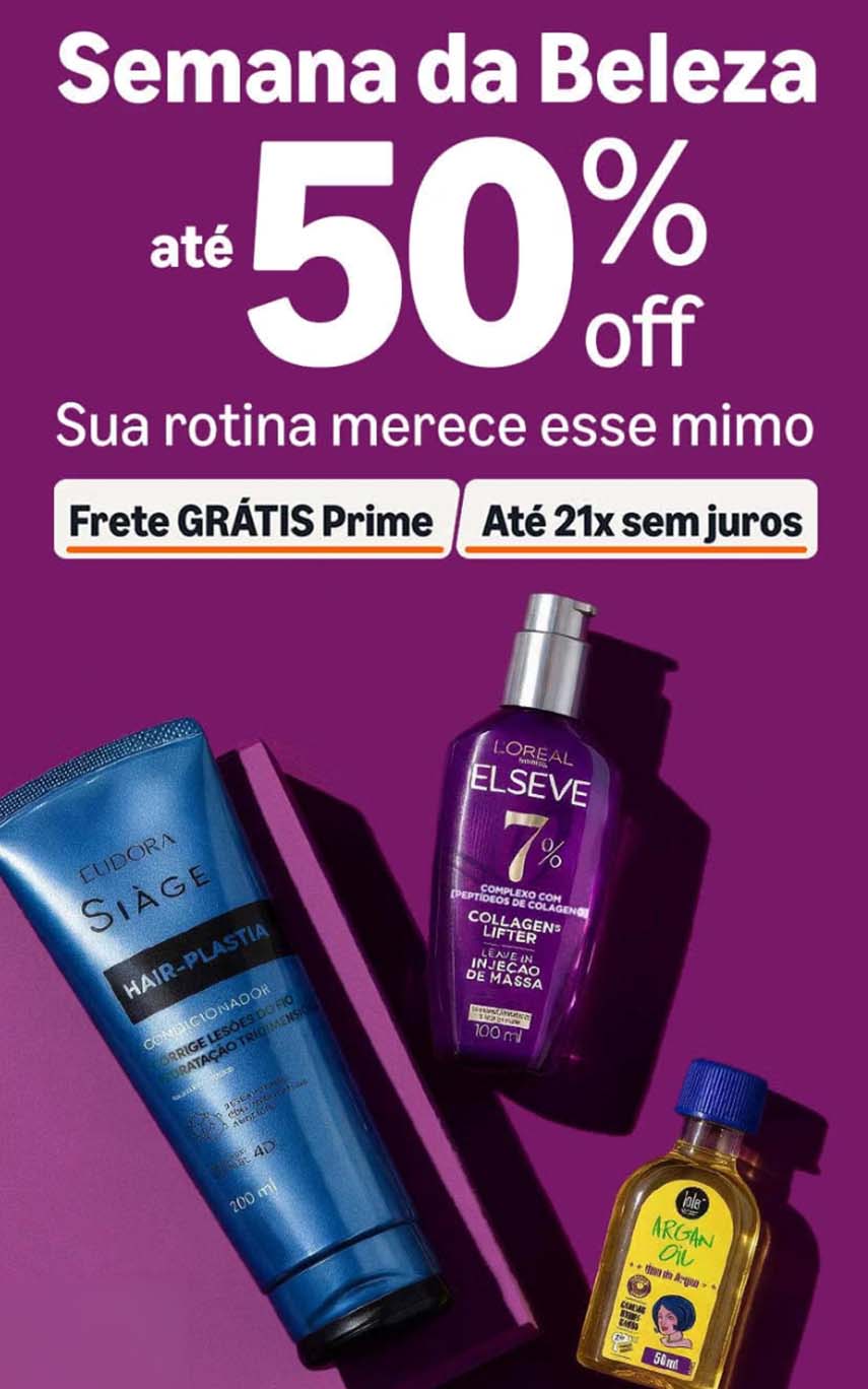 Banner Amazon - Semana da Beleza